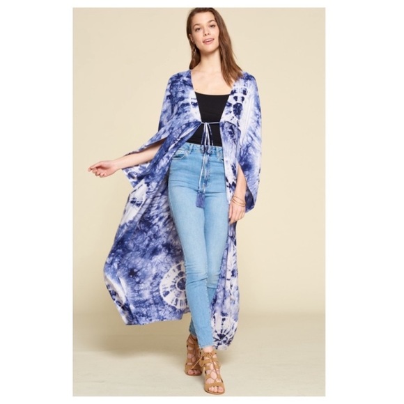 ❤️tie dye kimono - Picture 5 of 7